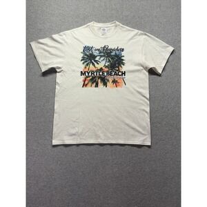 Delta Magnum Weight Myrtle Beach South Carolina Lost in Paradise Graphic Tee L